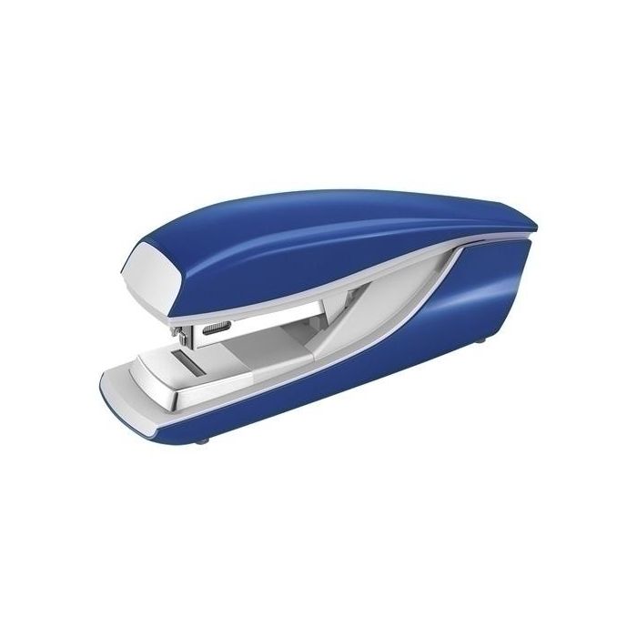Petrus Grapadora de Sobremesa Azul Capacidad 30 Hojas, para Grapas 22/6, 24/6 y 26/6, Grapado Plano