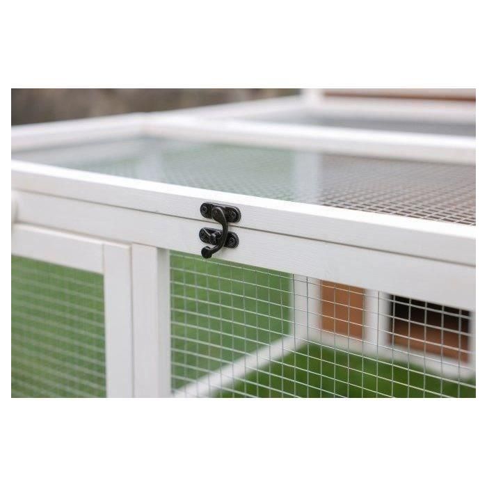 Recinto exterior para animales pequeños - KERBL - 132 x 102 x 59 cm - Caseta integrada - Malla metálica 4 Recinto exterior para animales pequeños - KERBL - 132 x 102 x 59 cm - Caseta integrada - Malla metálica 4