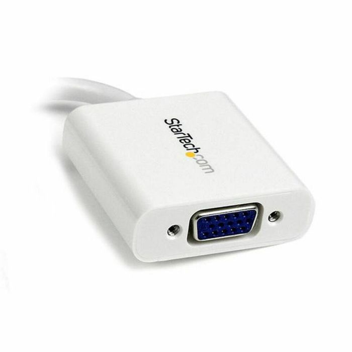 Adaptador Mini DisplayPort a VGA Startech MDP2VGAW Blanco 2