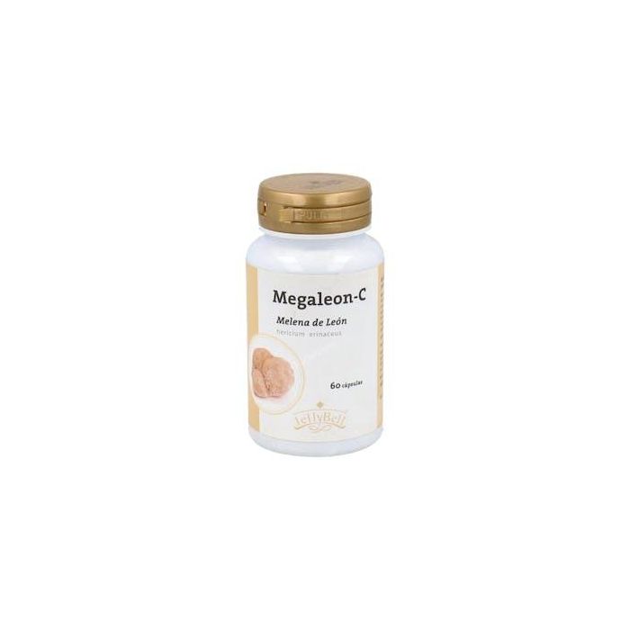 JELLYBELL Megaleon C Melena de León Vitamina C 60 Cápsulas - Apoyo Estomacal e Inmunitario
