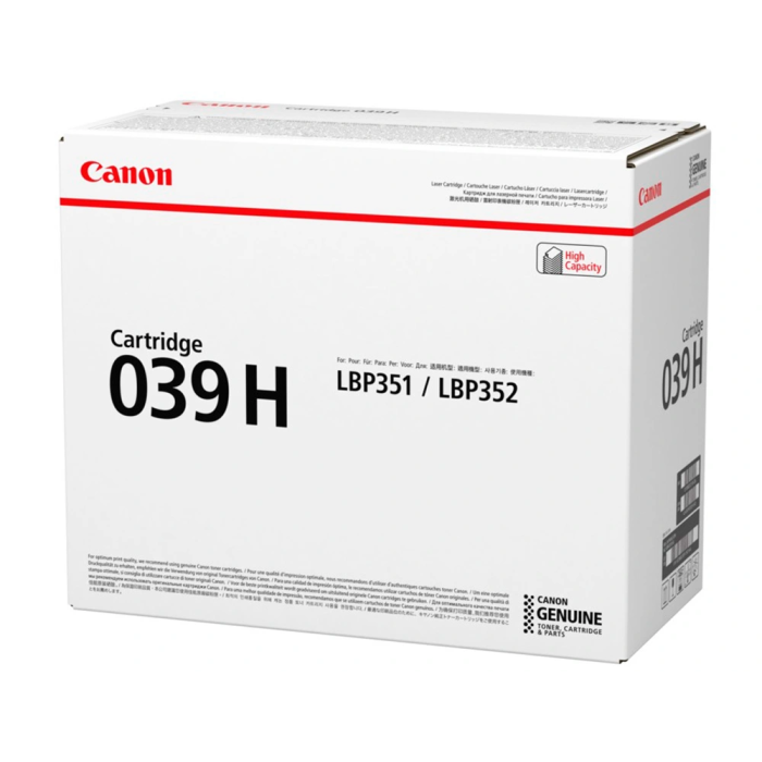 Canon Toner 039H Negro 25.000 Copias para LBP351DN/LBP352DN 1