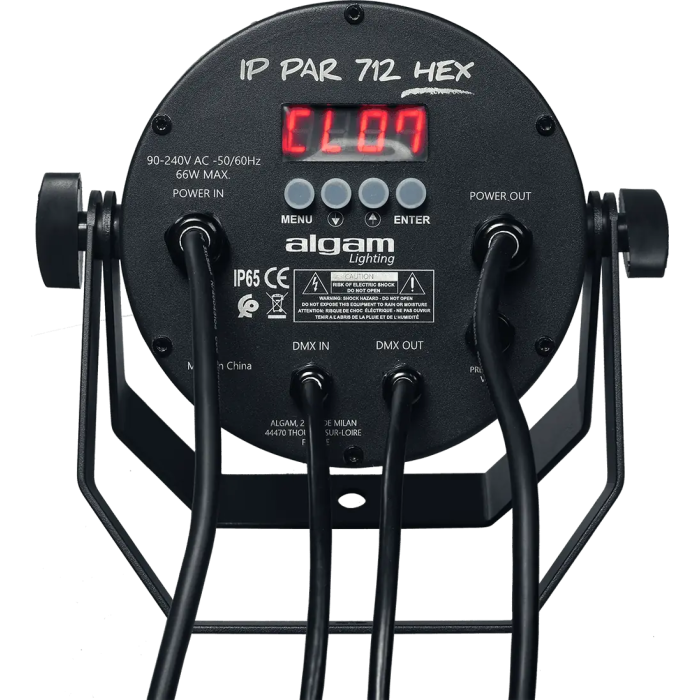 Algamlight Par Led Ip65 - 7 x 12W Hex 2