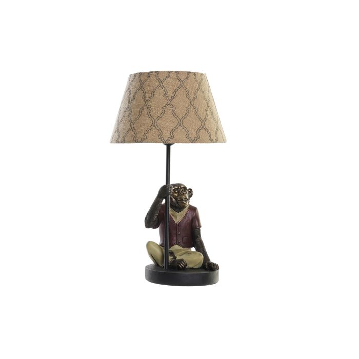 Lampara Sobremesa Colonial DKD Home Decor Multicolor Marron 25 x 44.5 x 27 cm Lampara Sobremesa Colonial DKD Home Decor Multicolor Marron 25 x 44.5 x 27 cm