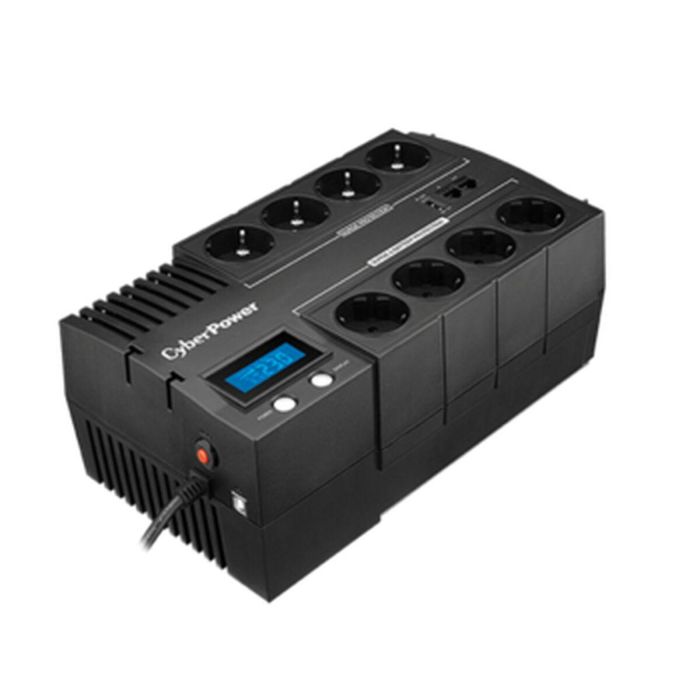 SAI Línea Interactiva Cyberpower BR1000ELCD/ 1000VA-600W/ 8 Salidas/ Formato Bloque