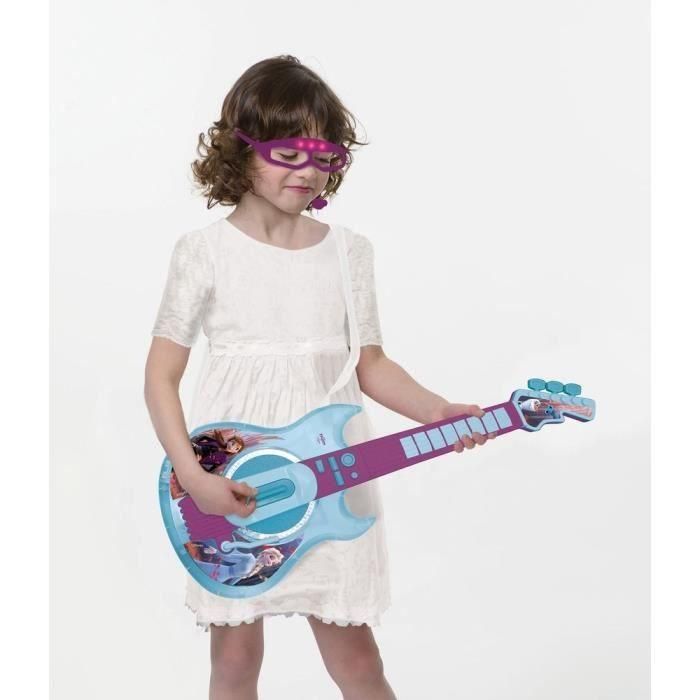 THE FROZEN QUEEN - Guitarra electrónica luminosa con gafas equipada con micrófono 4 THE FROZEN QUEEN - Guitarra electrónica luminosa con gafas equipada con micrófono 4