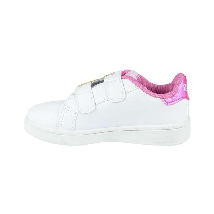 Cerdá T026 Zapatillas Deportivas Infantiles Peppa Pig con Suela de PVC Color Blanco Talla 26