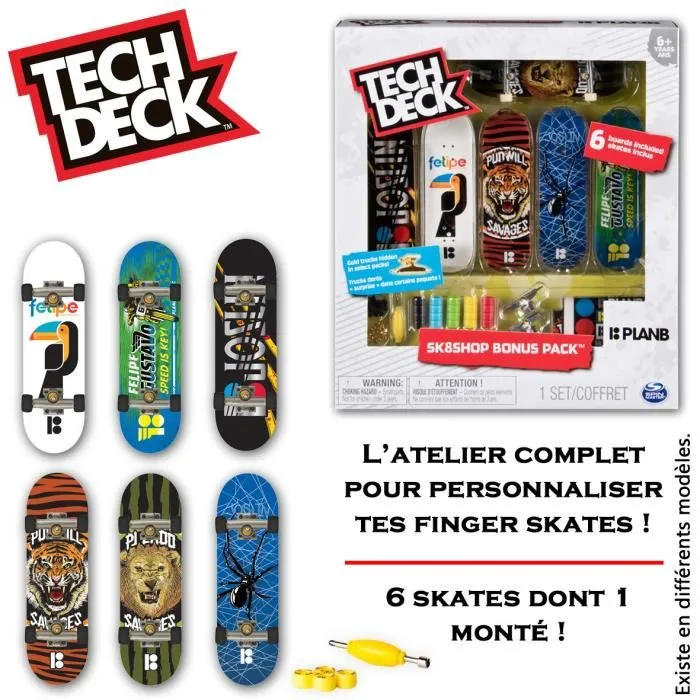 Tech Deck Paquete de Skate Shop Bonus - Modelo Aleatorio - Ref. 6028845 4