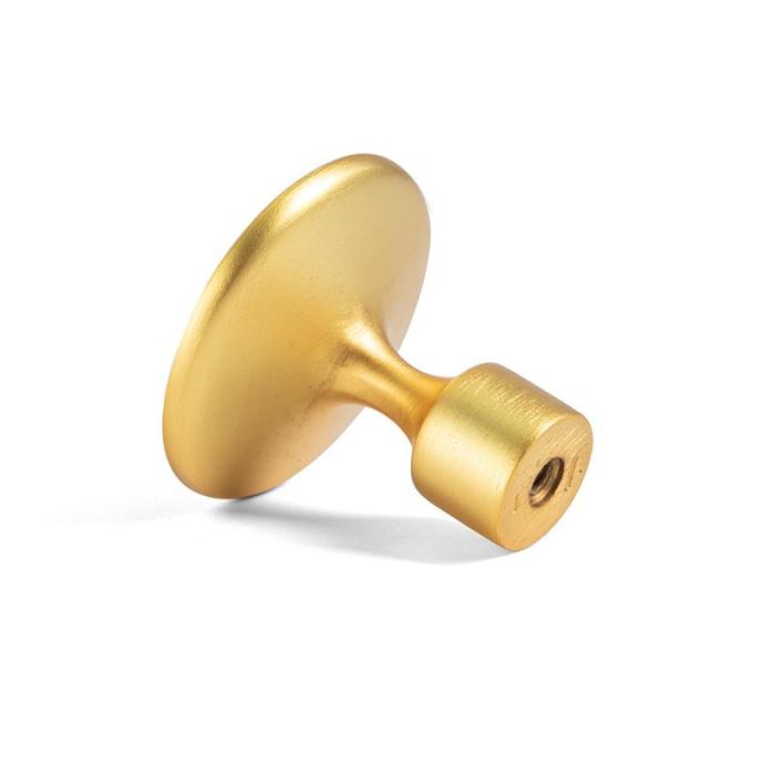 Tirador Zamak Modelo Floid Acabado Oro Cepillado Distancia 0Mm-1 Agujero Viefe 2 Tirador Zamak Modelo Floid Acabado Oro Cepillado Distancia 0Mm-1 Agujero Viefe 2