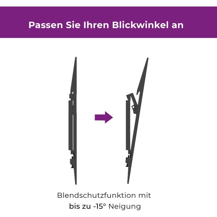 ZUB Ultron Wandhalterung Flatscreen WM100 23"-56" Neigung 2 ZUB Ultron Wandhalterung Flatscreen WM100 23"-56" Neigung 2