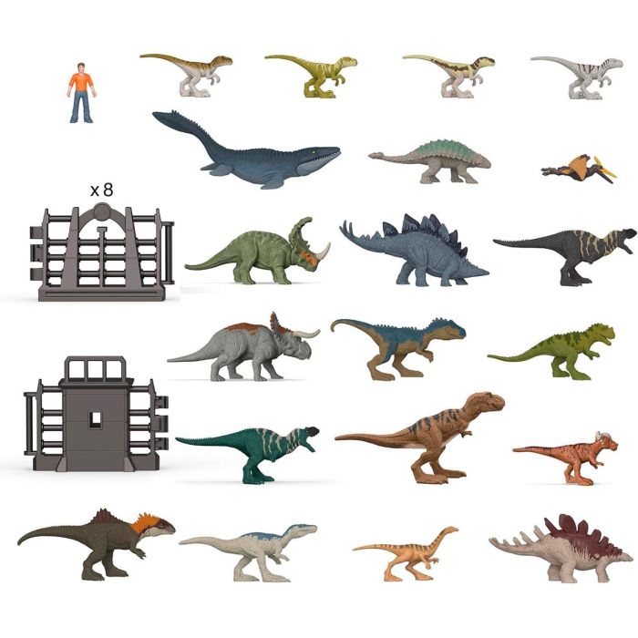 Calendario De Adviento Jurassic World Jbg37 Mattel 1 Calendario De Adviento Jurassic World Jbg37 Mattel 1