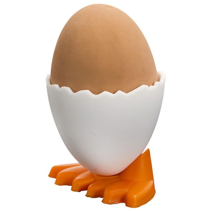 Cook Concept Huevera Pata Pollo - Juego De 2 Piezas, Colección Ludique, Polipropileno 4