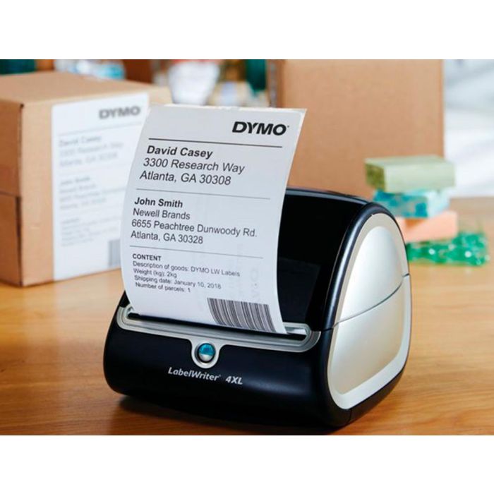 Etiqueta Adhesiva Dymo Labelwriter Para Envio 104x159 mm Blanca Para Impresoras 4XL-5XL Rollo De 220 Unidades 2