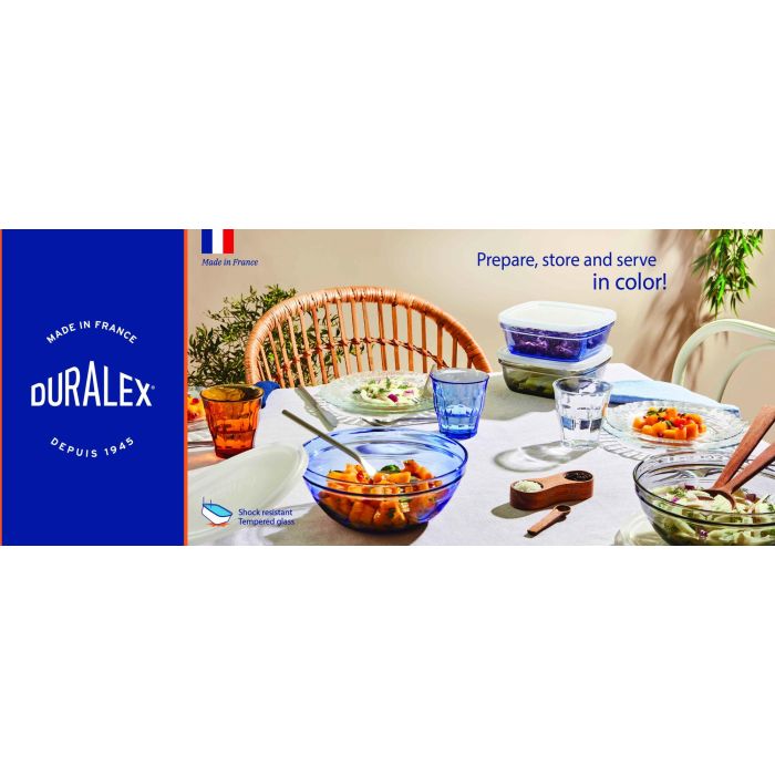Duralex Bol Apilable con Tapa Colección Marine de 17,5 cm de Diámetro y 7 cm de Alto (12 Unidades) 4 Duralex Bol Apilable con Tapa Colección Marine de 17,5 cm de Diámetro y 7 cm de Alto (12 Unidades) 4