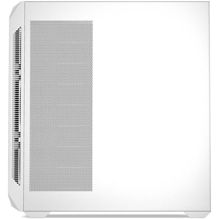 Sharkoon AK5M RGB Torre Midi ATX Blanca con Panel Cristal Templado y Malla, 4 Ventiladores PWM RGB 120mm, Soporte Dual Radiador 360mm 5