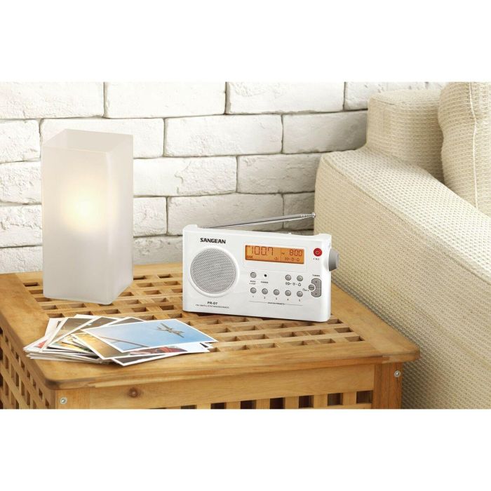 Radio Portátil Digital Sangean PR-D7 Blanco 5 Radio Portátil Digital Sangean PR-D7 Blanco 5
