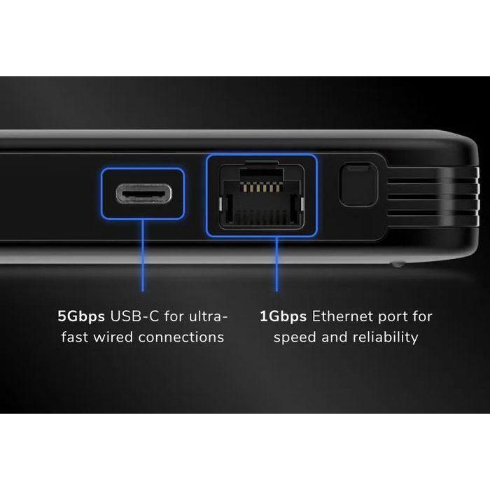NETGEAR MR6150-100EUS Router WiFi Móvil Nighthawk M6 5G y WiFi 6 Portátil con Pantalla LCD Gigabit Ethernet 6