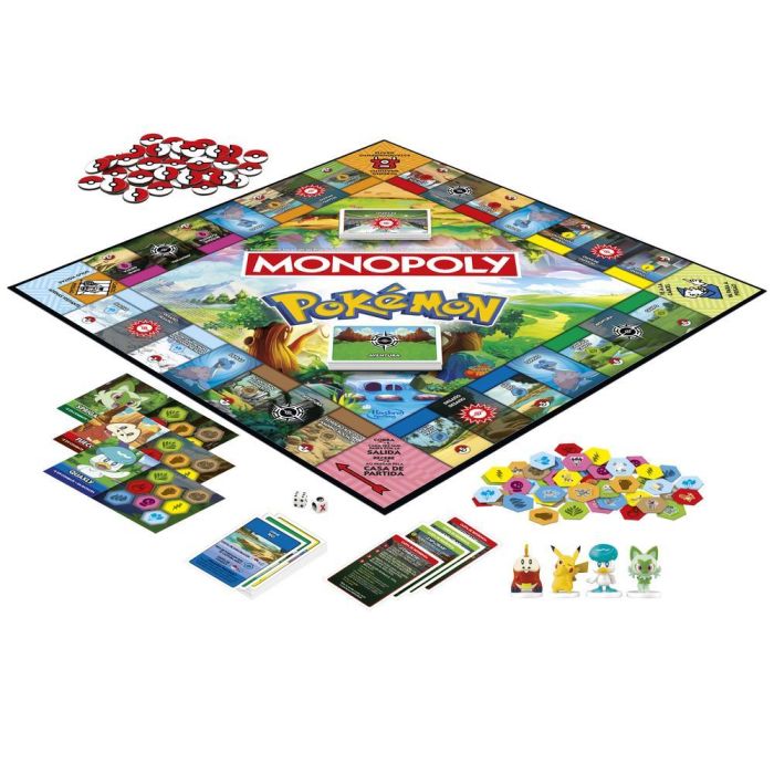 Monopoly G0716 Edición Pokemon, Juego de Mesa de Estrategia para Entrenadores, con Licencia Oficial Hasbro, Idioma Español, Edad +8 años 4 Monopoly G0716 Edición Pokemon, Juego de Mesa de Estrategia para Entrenadores, con Licencia Oficial Hasbro, Idioma Español, Edad +8 años 4