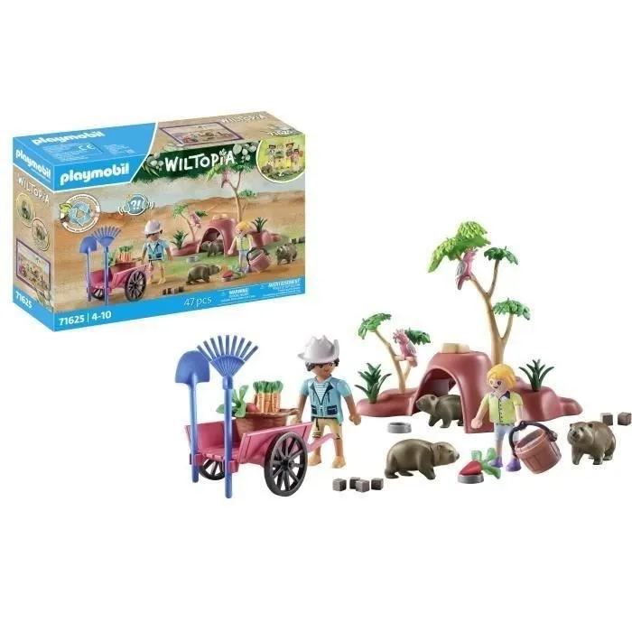 Playmobil Refugio Del Tejón Australiano 71625 Set con Montículo de Tierra y Accesorios para +4 Años 3
