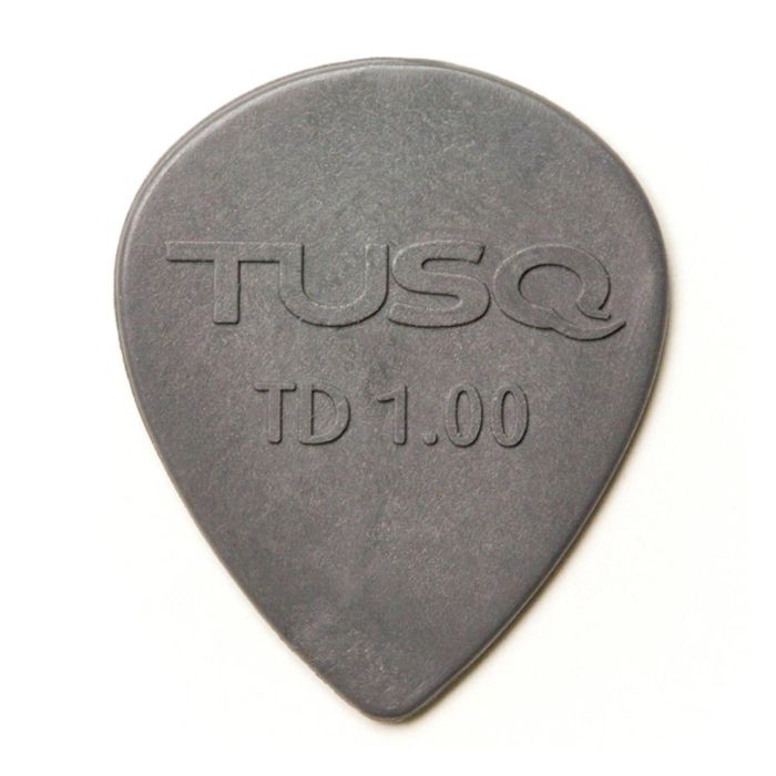 Graphtech Tusq Tear Drop Pick 1Mm Gray (Deep) 6 Pack