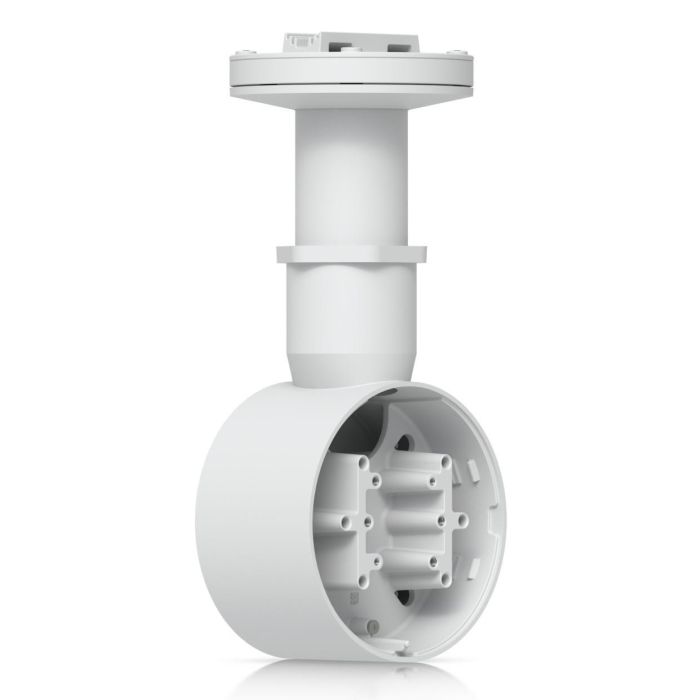 Ubiquiti Soporte Doble para Cámaras UniFi 1 1/2" NPS de Aleación de Aluminio y Policarbonato Blanco para Montaje en Superficie Plana y Conducto Roscado