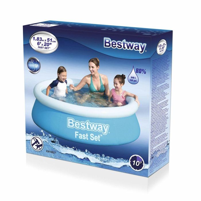 Bestway Piscina Hinchable Adulto Aro 183x51 cm Jardin 57392 5 Bestway Piscina Hinchable Adulto Aro 183x51 cm Jardin 57392 5