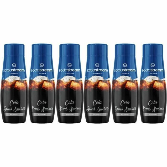 Sodastream SOD7290116748665 Set de 6 Concentrados de COLA SIN AZÚCAR 440ml
