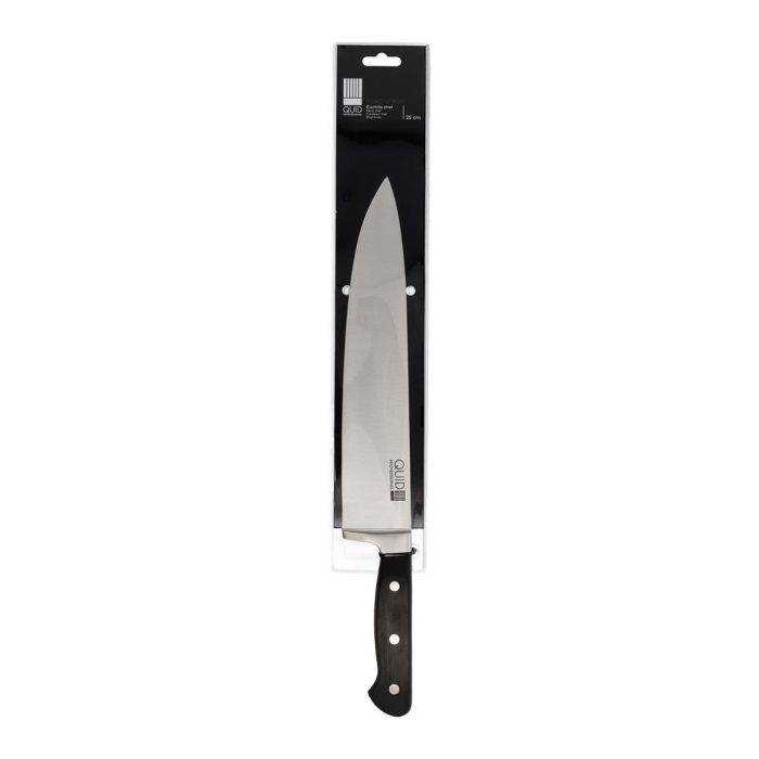 Quid Professional Cuchillo Chef Inox Chef Black Acero Inoxidable 25 cm Pack 6 Unidades Negro con Mango Ergonómico Soft Touch y Extra Resistente 4 Quid Professional Cuchillo Chef Inox Chef Black Acero Inoxidable 25 cm Pack 6 Unidades Negro con Mango Ergonómico Soft Touch y Extra Resistente 4