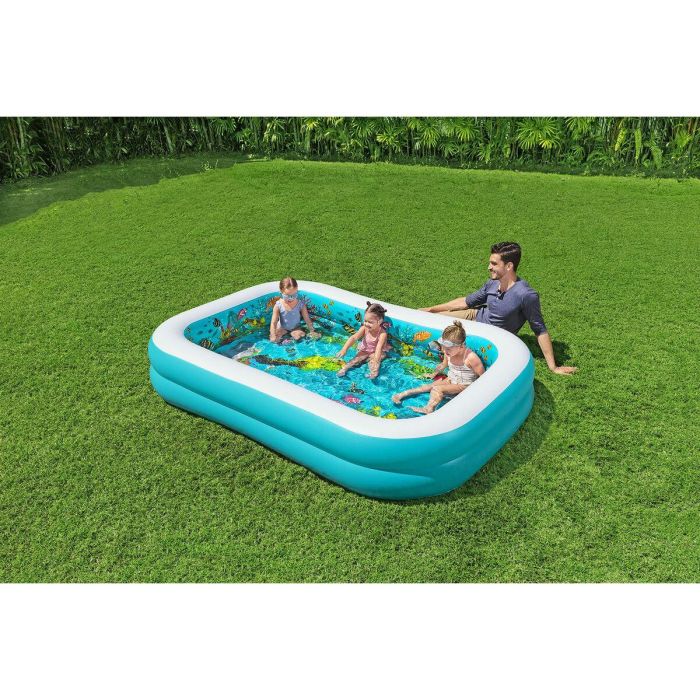 Bestway Piscina Hinchable 2 Camaras Fondo 3D Marino con Accesorios 262x175x51 cm +3 Años Jardin 54177 17 Bestway Piscina Hinchable 2 Camaras Fondo 3D Marino con Accesorios 262x175x51 cm +3 Años Jardin 54177 17