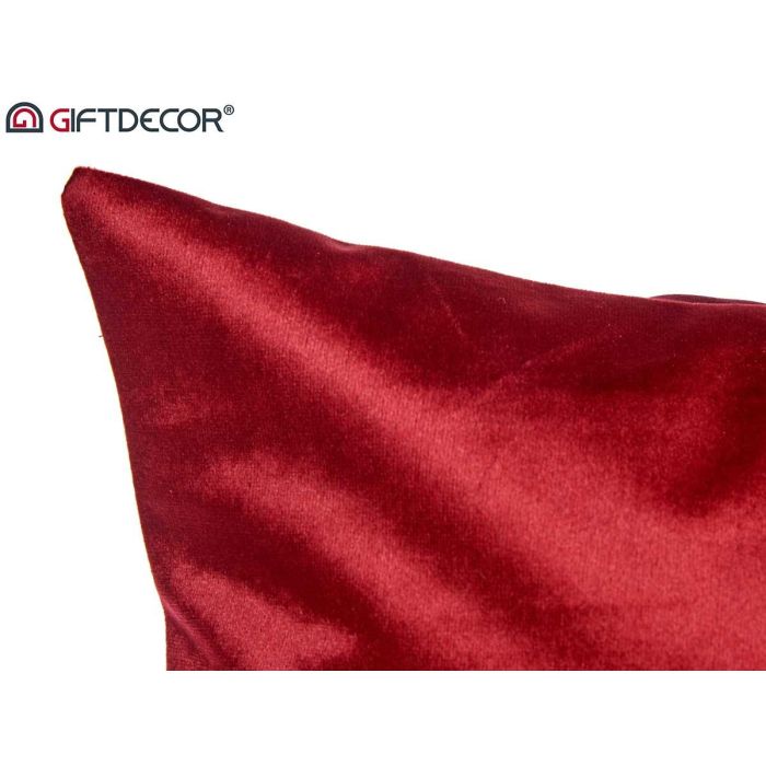 Cojín de terciopelo rojo 60x45 cm - Giftdecor (6 Unidades) 3 Cojín de terciopelo rojo 60x45 cm - Giftdecor (6 Unidades) 3