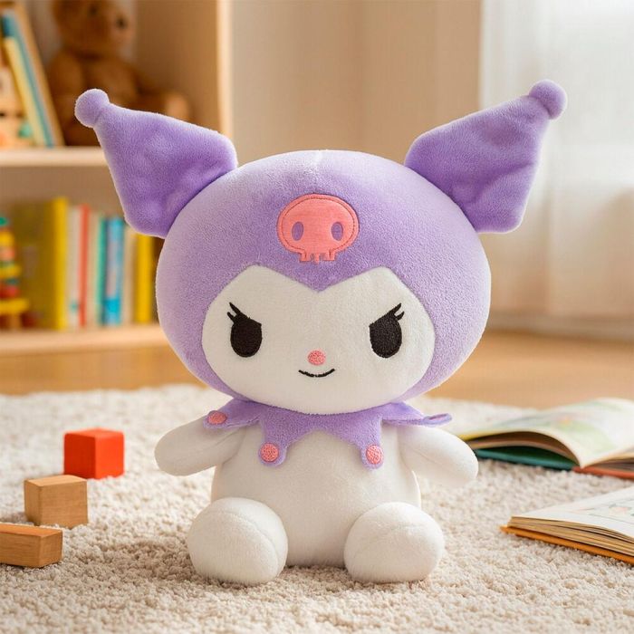 Peluche Kuromi Hello Kitty 19,5cm 1 Peluche Kuromi Hello Kitty 19,5cm 1