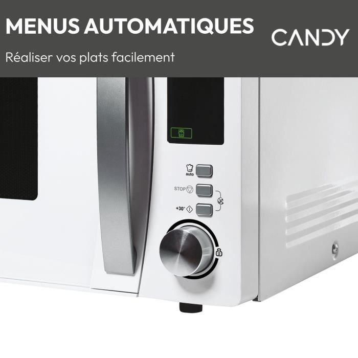 CARAMELO - CMXW30DW - Microondas - Blanco - 30L - 900W - Independiente 3 CARAMELO - CMXW30DW - Microondas - Blanco - 30L - 900W - Independiente 3