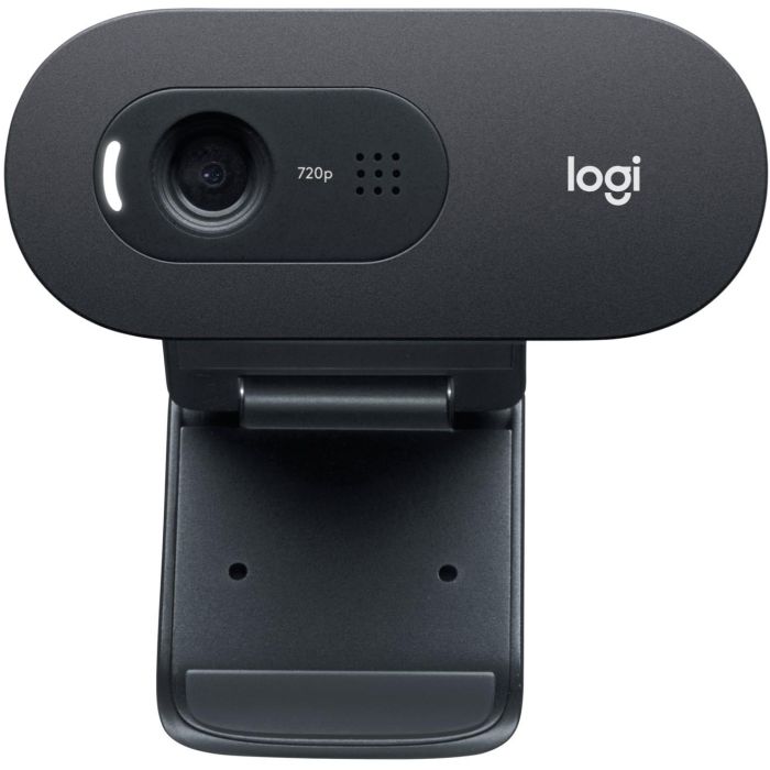 Logitech C505e Webcam Empresarial HD 720p con Micrófono Reducción Ruido, Corrección Luz Automática y Cable USB de 2m 1