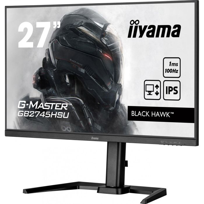 Iiyama GB2745HSU-B2 Monitor PC 27" FHD IPS 100 Hz 1 ms HUB HDMI/DP/USB Negro 6 Iiyama GB2745HSU-B2 Monitor PC 27" FHD IPS 100 Hz 1 ms HUB HDMI/DP/USB Negro 6