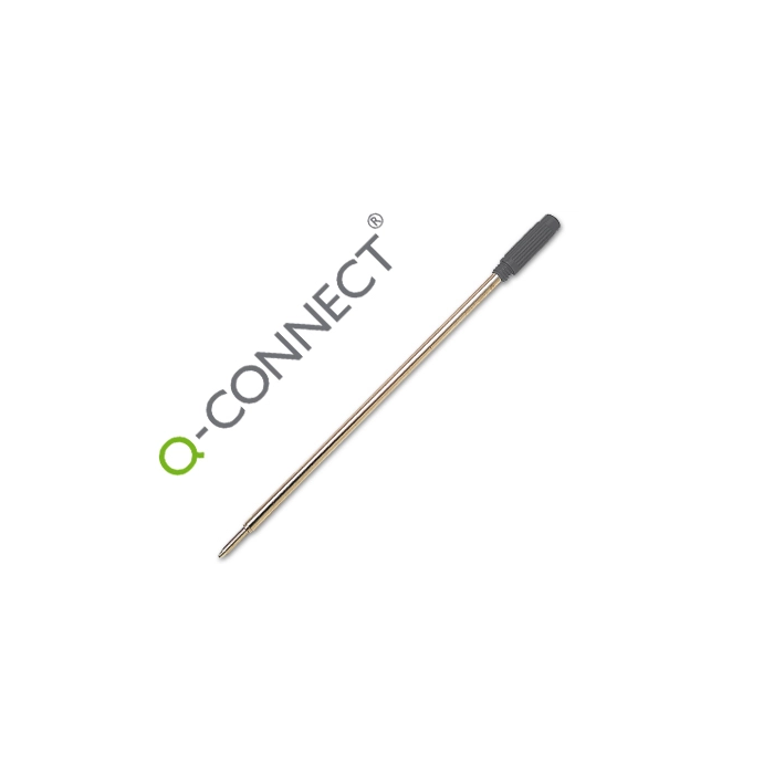 Q-connect Recambio Bolígrafo Tipo Cross Negro 0,5 mm 0 Q-connect Recambio Bolígrafo Tipo Cross Negro 0,5 mm 0