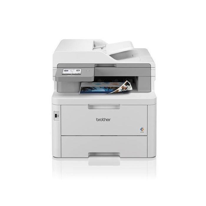 Brother Equipo Multifunción Láser Color Mfcl8340Cdw, Impresora Escáner Copiadora WiFi, 30ppm, Doble Cara Automática, Pantalla Táctil LCD 8,8cm, USB, hasta 147 caracteres.