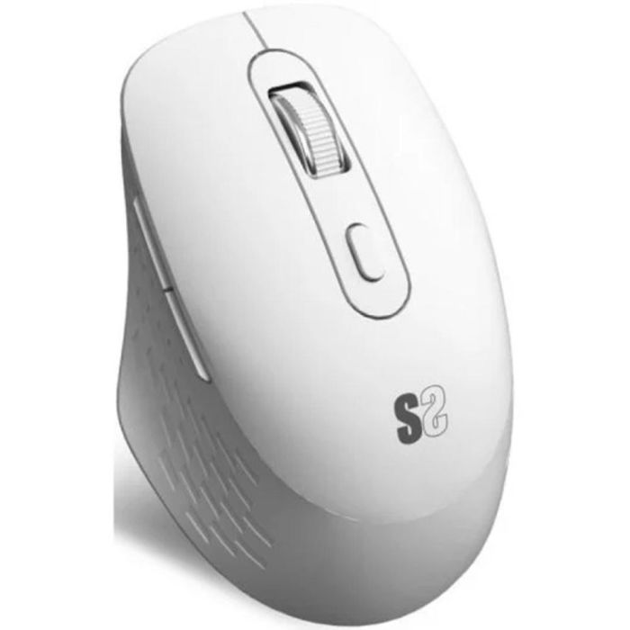 Ratón Ergonómico Inalámbrico por Bluetooth/ 2.4GHz Subblim Curve Ergo Dual Battery/ Batería recargable/ Hasta 1600 DPI/ Blanco Ratón Ergonómico Inalámbrico por Bluetooth/ 2.4GHz Subblim Curve Ergo Dual Battery/ Batería recargable/ Hasta 1600 DPI/ Blanco