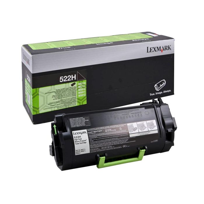 Tóner Lexmark 522H Negro 3