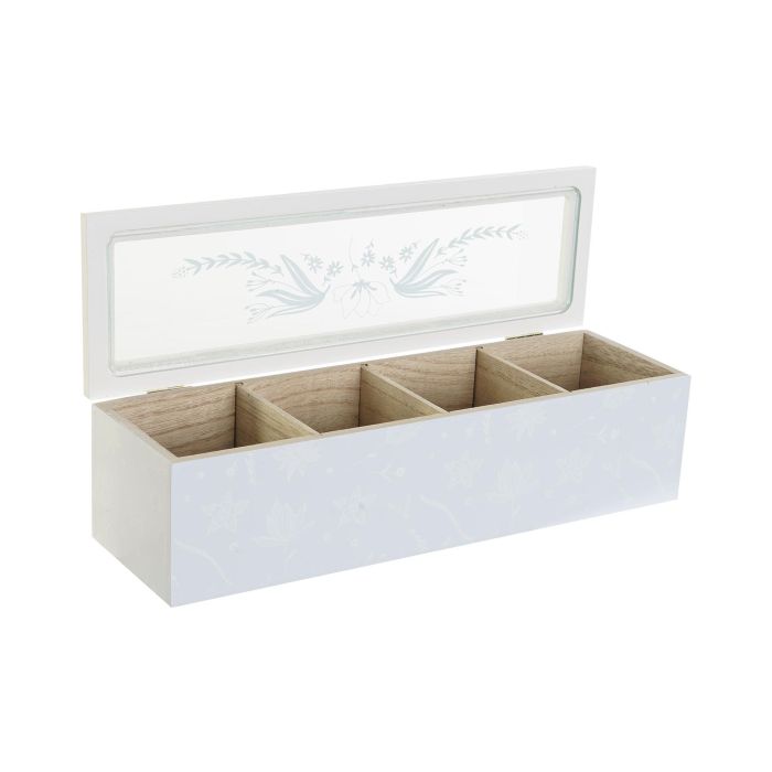 DKD Home Decor Caja de Infusiones Scandi en Verde y Azul, MDF y Cristal, 30x9x8 cm 2 DKD Home Decor Caja de Infusiones Scandi en Verde y Azul, MDF y Cristal, 30x9x8 cm 2