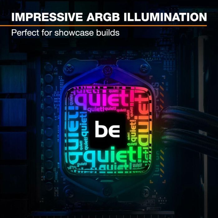 be quiet! PURE Loop 3 LX 240mm Refrigeración Líquida para CPU, Sockets Intel LGA1700/AM5, Silenciosa, Negro 3 be quiet! PURE Loop 3 LX 240mm Refrigeración Líquida para CPU, Sockets Intel LGA1700/AM5, Silenciosa, Negro 3