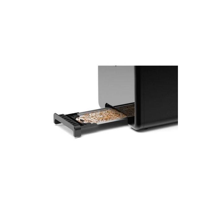 Bosch TAT3P423 Tostador DesignLine 970W Negro, 2 Rebanadas, Calienta Panecillos Integrado, Función Descongelación, HighLift 4 Bosch TAT3P423 Tostador DesignLine 970W Negro, 2 Rebanadas, Calienta Panecillos Integrado, Función Descongelación, HighLift 4