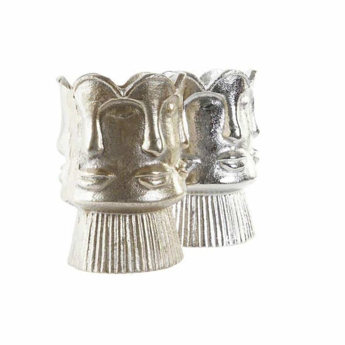 Jarron Moderno DKD Home Decor Champan Plateado 12 x 17 x 12 cm (2 Unidades) 1 Jarron Moderno DKD Home Decor Champan Plateado 12 x 17 x 12 cm (2 Unidades) 1