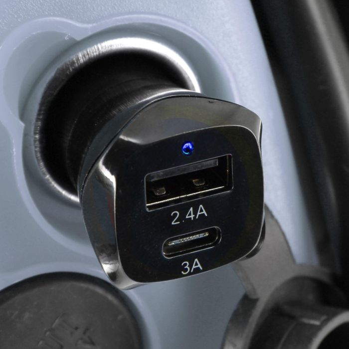 Enchufe - AUTO T - 540128 - 12/24 V - USB - USB-C 2 Enchufe - AUTO T - 540128 - 12/24 V - USB - USB-C 2