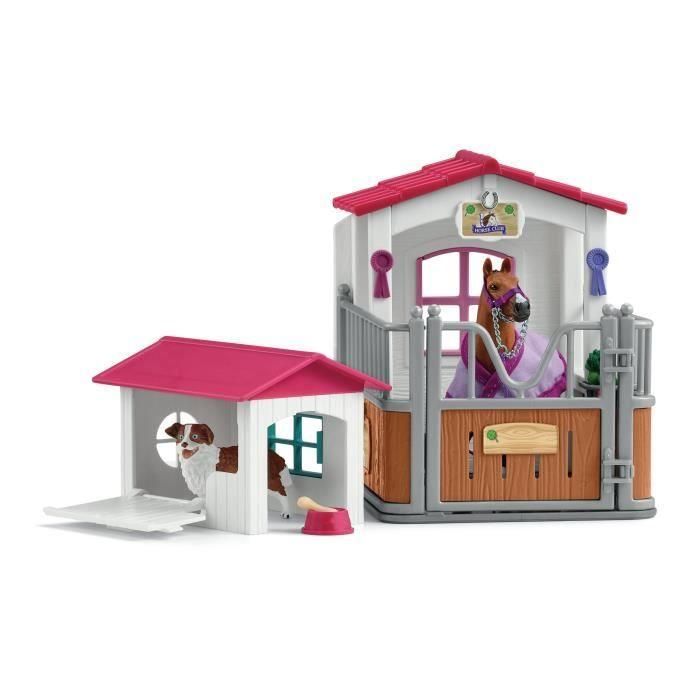 Caja con yegua de Hannover y pastor australiano, figura de caballo y accesorios, SCHLEICH 72218 Horse Club, 5 años 2 Caja con yegua de Hannover y pastor australiano, figura de caballo y accesorios, SCHLEICH 72218 Horse Club, 5 años 2