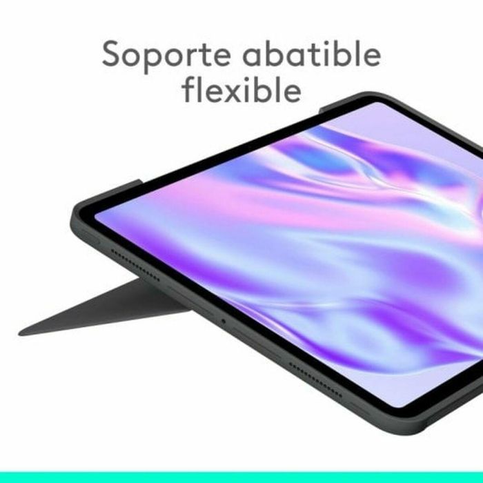 Funda para Tablet y Teclado Logitech 920-012667 Grafito QWERTY 7 Funda para Tablet y Teclado Logitech 920-012667 Grafito QWERTY 7