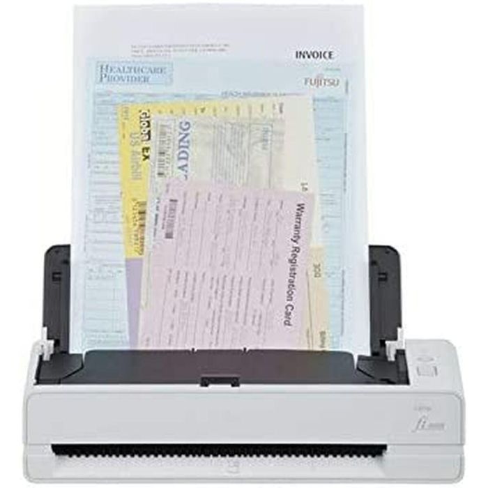 RICOH -FUJITSU Escaner fi-800R, Escaner de Grupo de Trabajo LED USB 3.2 con ADF, Duplex, +Alimentacion fron(Pasaporte) 1