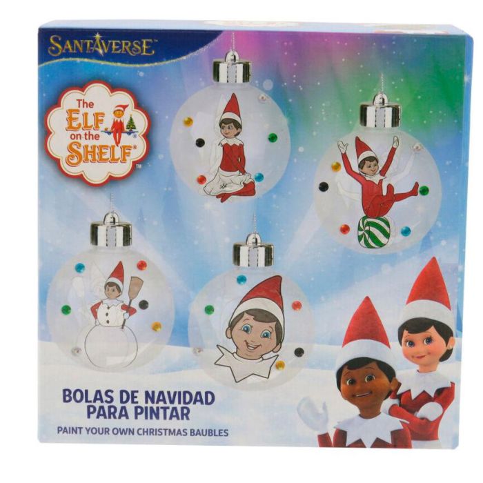 Bolas de Navidad para Pintar The Elf On The Shelf 0 Bolas de Navidad para Pintar The Elf On The Shelf 0