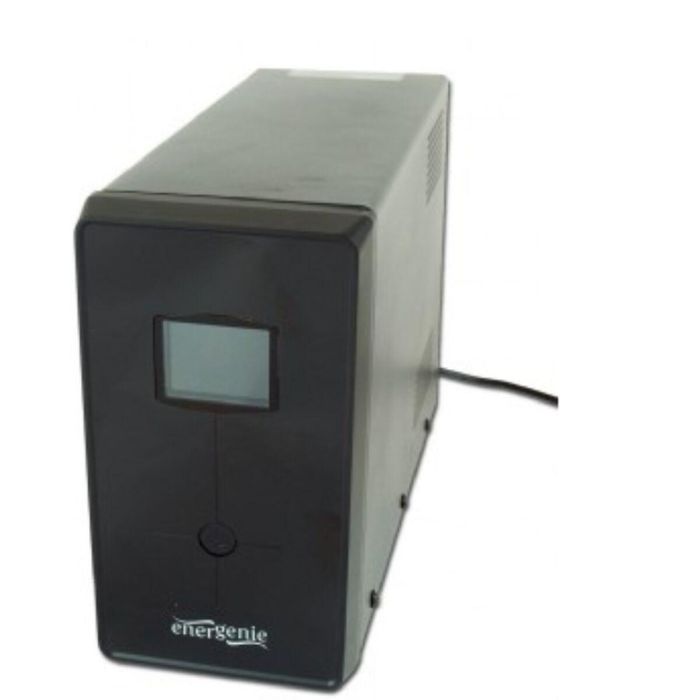 Gembird EG-UPS-033 sistema de alimentación ininterrumpida (UPS) Línea interactiva 1.2 kVA 720W, 3 Salidas AC, Torre Negro con Pantalla LCD Gembird EG-UPS-033 sistema de alimentación ininterrumpida (UPS) Línea interactiva 1.2 kVA 720W, 3 Salidas AC, Torre Negro con Pantalla LCD