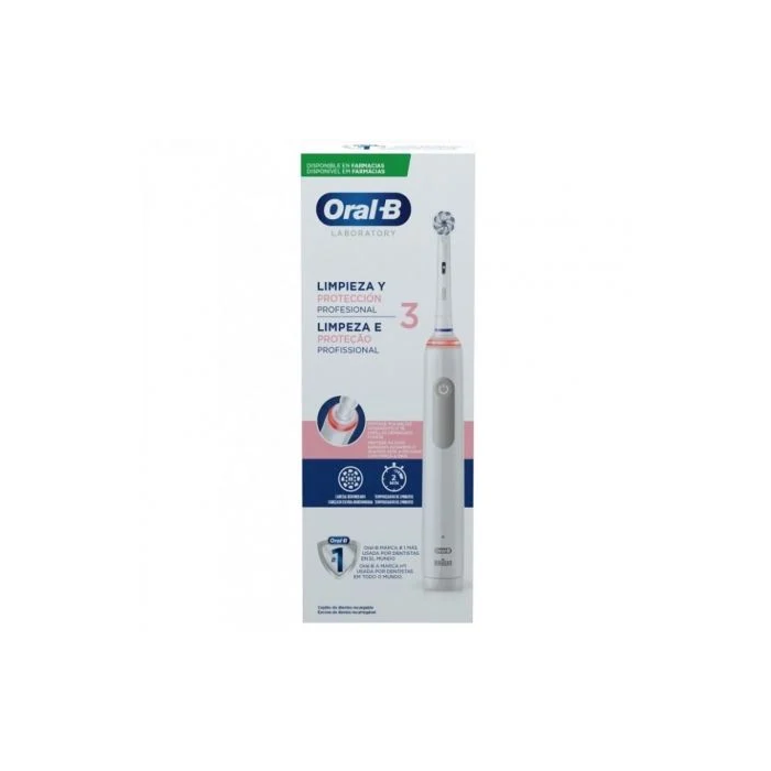 Oral-B Cepillo Eléctrico Profesional 3 Limpieza y Protección Blanco LAV LIMPP 3 WH