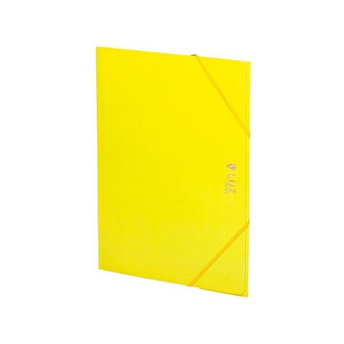 Carchivo Carpeta 3 Solapas Folio C-Gomas Cartón Brillo Luz Amarillo Carchivo Carpeta 3 Solapas Folio C-Gomas Cartón Brillo Luz Amarillo