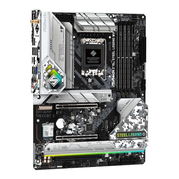ASRock Z790 Steel Legend WiFi Placa Base para Intel LGA 1700 ATX DDR5-SDRAM 5